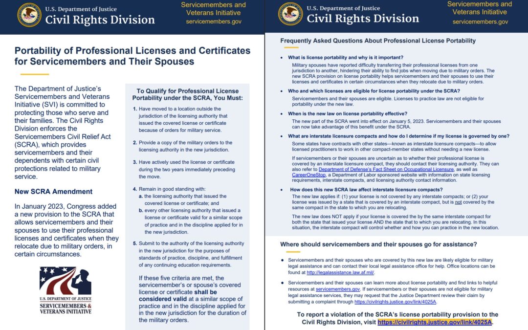 SCRA Amendment Chief of Staff Karla Langham 2023