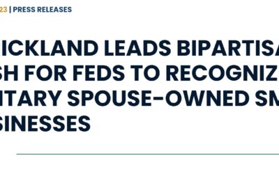 2023 Strickland Recognize Military Spouse Owned Business